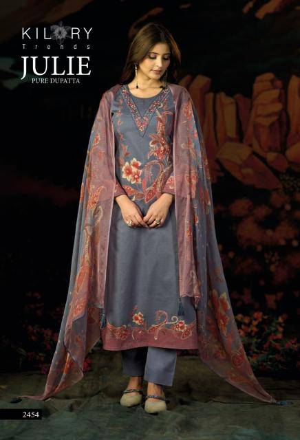 Kilory julie Designer dress material wholesale in Mumbai